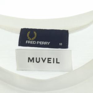 MUVEIL フレッドペリー FRED PERRY HEM PLEATS TEE ヘムプリーツティー カットソー Tシャツ 半袖 切替 10