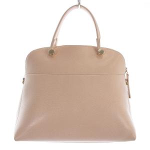 FURLA パイパー ショルダーバッグ ハンドバッグ 2way レザー べージュ