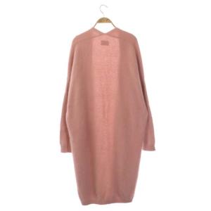UNITED ARROWS ラクーン ロングカーディガン 長袖 ピンク
