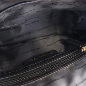 MICHAEL KORS ショルダーバッグ チェーン タッセル レザー 黒 ブラック