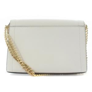 MICHAEL KORS ショルダーバッグ フラップ レザー 白 ホワイト