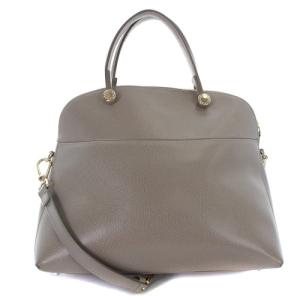 FURLA パイパー ショルダーバッグ PIPER M DOME ハンドバッグ 2way レザー グレージュ