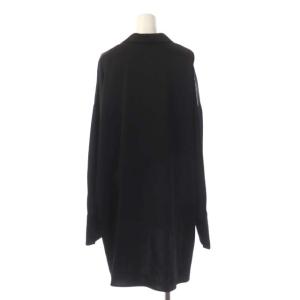 ENFOLD 22AW PAJYAMAS SHIRT ブラウス チュニック サテン オープンカラー オーバーサイズ