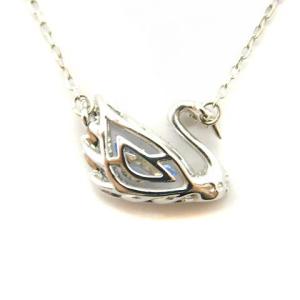 SWAROVSKI Dancing Swan ネックレス ダンシングスワン シルバー色