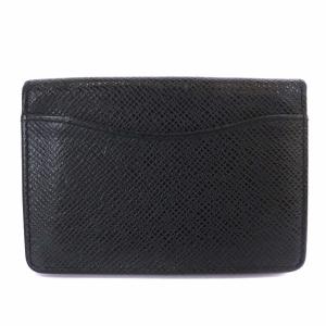 LOUIS VUITTON タイガオーガナイザードゥポッシュ カードケース レザー 黒 ブラック M30512