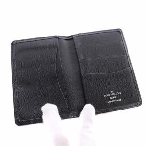 LOUIS VUITTON タイガオーガナイザードゥポッシュ カードケース レザー 黒 ブラック M30512