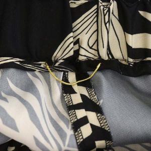 Deuxieme Classe 21SS botany パンツ ワイド ストレート ボタニカル 総柄 イージー 黒 ライトベージュ ブラック