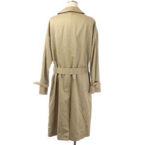 ATON オーバーサイズトレンチコート スプリングコート ロング ベルト付き 06 ベージュ