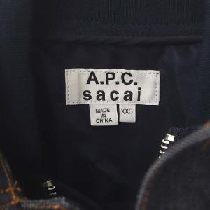 sacai A.P.C. 21SS EIMI DENIM JACKET MA-1 ドッキングデニムジャケット