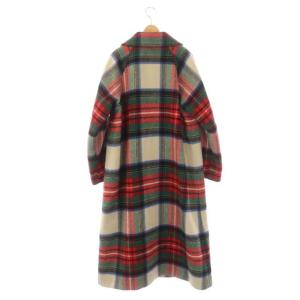 DRESSTERIOR ブランケットタータンテントラインコート チェック 比翼ボタン 36 マルチカラー