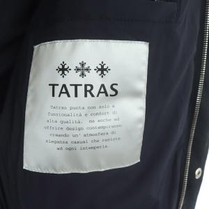 TATRAS DRAGO フーデッド ダウン ベスト ジップアップ 02 ダークネイビー