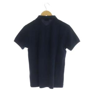 DIOR HOMME BEE刺繍 ポロシャツ 半袖 コットン 44 紺 ネイビー