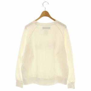 MADISONBLUE 22AW HELLO SWEAT L/S URAKE DYED スウェット S ホワイト