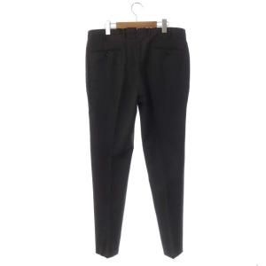 INCOTEX SLIM FIT グレンチェック テーパード パンツ スラックス 50 グレー ブラック ブルー
