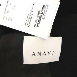 ANAYI 20AW ダブルジャケット テーラード 総裏地 36 ブラック