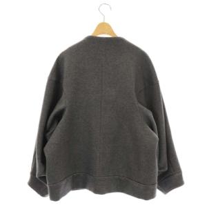 ENFOLD 22SS ダンボールオーバーCARDIGAN 36 グレー