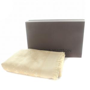 LOUIS VUITTON モノグラム ストール 大判 べージュ