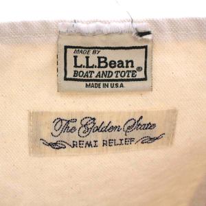 L'Appartement L.L.Bean REMI RELIEF Small Tote Bag トートバッグ ハンドバッグ キャンバス M 茶色 ブラウン