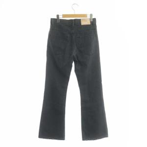 KURO 22SS アパルトモン別注 70s Flare Denim デニムパンツ ジーンズ ワイド フレア ジッパーフライ 27 ダークグレー