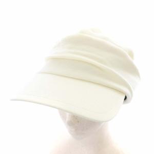 キャスケット ウール 白 アイボリー