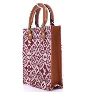 LOUIS VUITTON プティット サックプラ SINCE1854 モノグラム ジャガード 2WAYバッグ ブラウン