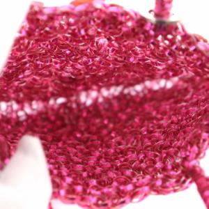 ANTEPRIMA ミニ ハンドバッグ フラワー装飾 ワイヤー ピンク