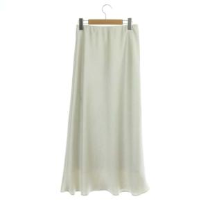BEAUTY&YOUTH UNITED ARROWS ポリエステルマーメイドイージースカート ロング マキシ丈 M オフホワイト