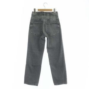 upper hights THE HIM ハイライズデニム ジーンズ ストレート ジッパーフライ ダメージ加工 21 グレー