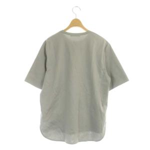 ebure ラウンドヘムクルーネックTシャツ カットソー 半袖 プルオーバー 38 グレー