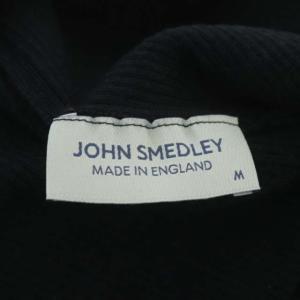 JOHN SMEDLEY ウールリブタートルネックニット カットソー プルオーバー 長袖 M ブラック