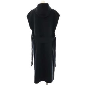 ADORE ライトリバーフーディワンピース ロング ノースリーブ ウール 38 黒