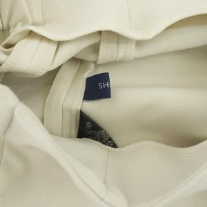 SHIPS フロントジップストレッチタイトスカート ロング 36 ライトベージュ