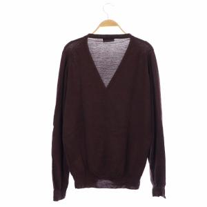 JOHN SMEDLEY カーディガン ニット ウール 長袖 M ボルドー
