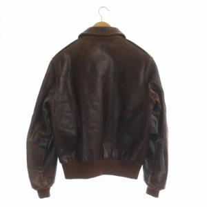 THE REAL McCOY'S A-2 フライトジャケット レザー 40 茶