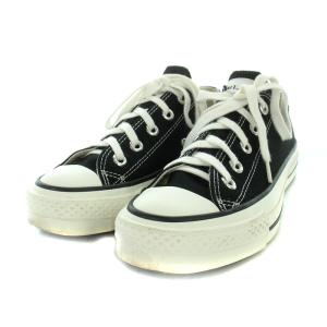 CONVERSE ALL STAR スニーカー キャンバス 22.5cm 黒 ブラック 白 ホワイト