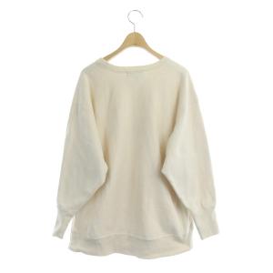 AMERICANA AC スウェット トレーナー 長袖 刺繍 プリント アイボリー