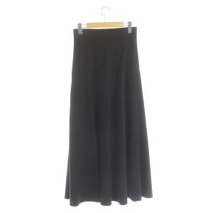 Deuxieme Classe フレアースカート ニット ロング Aライン 茶 ブラウン