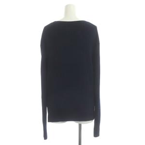 Deuxieme Classe Compact Pullover コンパクトプルオーバー ニット セーター 長袖 クルーネック ウール 紺 ネイビー