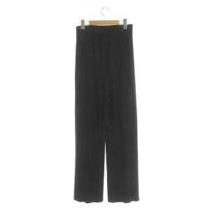 Deuxieme Classe エレガントパンツ ニット ハイウエスト イージー 36 茶 ブラウン