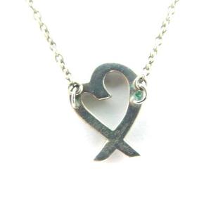 TIFFANY&Co. ネックレス ラビングハート 925 シルバー