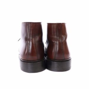 Crockett & Jones CHEPSTOW コードバン チャッカブーツ ショートブーツ ラウンドトゥ レザー UK6 25cm