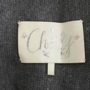 Chesty ファー付ストール マフラー フード グレー