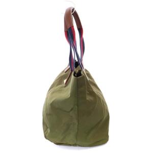 Orobianco トートバッグ ハンドバッグ ナイロン カーキ 緑 グリーン