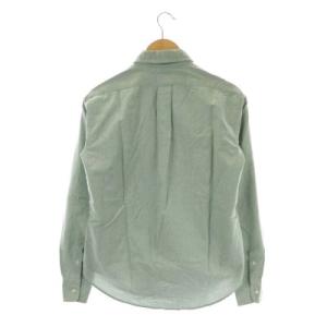 RALPH LAUREN ボタンダウンシャツ 長袖 ロゴ刺繍 CLASSICFIT コットン 4 緑 グリーン