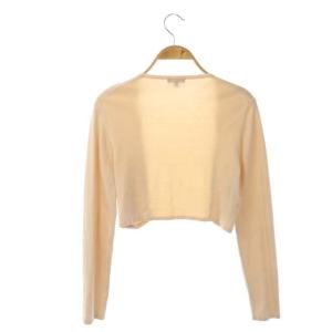 TOCCA ボレロ ニット 長袖 ショート シルク M ベージュ
