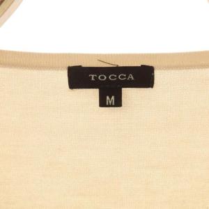 TOCCA ボレロ ニット 長袖 ショート シルク M ベージュ