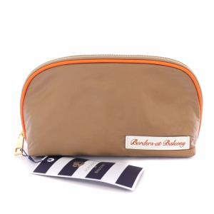 ポーチ ナイロン 茶 ブラウン オレンジ