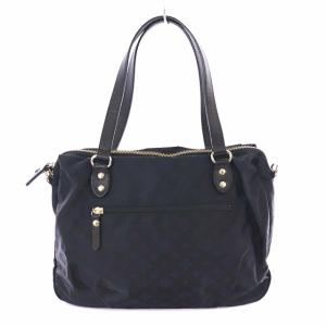 russet ハンドバッグ トートバッグ ナイロン 濃紺 ネイビー 黒 ブラック