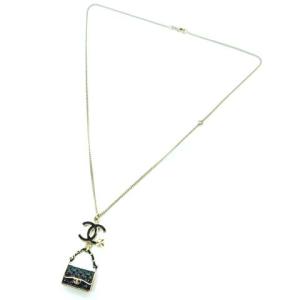 CHANEL ネックレス ココマーク マトラッセ バッグ B13S ブラック
