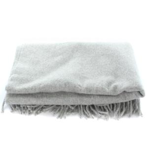 Acne Studios VIRGIN WOOL 大判 ストール フリンジ グレー